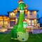 8 FT Christmas Inflatables Outdoor Decorations Inflatable Christmas Dinosaur and Dinosaur Baby with Build-in LEDs Blow up Holiday Decorations for Yard Garden Outdoor Indoor Decor